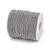 Tarnish Resistant 304 Stainless Steel Curb Chains CHS-R008-05-50m-3