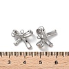 Non-Tarnish 304 Stainless Steel Charms STAS-L022-395P-02-3