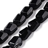 Natural Black Agate(Dyed & Heated) Beads Strands G-N342-148C-2