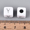 Opaque Acrylic Beads SACR-T035-03Y-4
