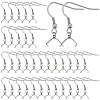 SUNNYCLUE 50Pcs 304 Stainless Steel Earring Hooks STAS-SC0008-30-1