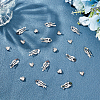 DICOSMETIC 200 Sets 316 Surgical Stainless Steel Clip-on Earring Findings STAS-DC0011-89-5