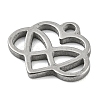 Laser Cut 304 Stainless Steel Charms STAS-G323-03P-2