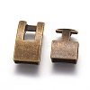 Tibetan Style Snap Lock Clasps LS-MLF11313Y-NF-2
