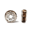 Brass Grade A Rhinestone Spacer Beads RB-A014-Z6mm-14S-4