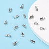 Tarnish Resistant 304 Stainless Steel Folding Crimp Ends X-STAS-R065-36-6