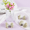 Gypsum with Cotton Cord Artificial Flower Core DIY-WH20007-36A-07-3