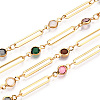 Real 16K Gold Plated Brass Oval Link Chains CHC-TADZ0001-01G-1