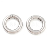 Non-Tarnish 316 Stainless Steel Spring Gate Rings STAS-M296-01P-C-01-2