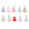20Pcs Glass Beads Pendants PALLOY-JF03103-1