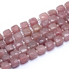 Natural Strawberry Quartz Beads Strands G-L552D-19-1