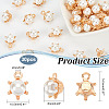 Shell Pearl Round Charms PALLOY-AB00020-2