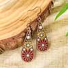 Bohemian Alloy Enamel Dangle Earrings FS-WG2DAA9-06-1