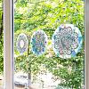 3Pcs 3 Style Waterproof PVC Electrostatic Wall Stickers Brick Pattern Stickers DIY-GF0003-70-6
