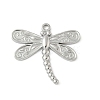 304 Stainless Steel Dragonfly Pendants STAS-S186-08C-P-1