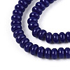 Opaque Spray Painted Glass Beads GLAA-ZX008-4mm-18P-3