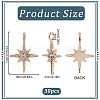 30Pcs Alloy Rhinestone Pendants FIND-SC0011-04-2