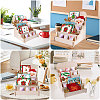 5-Tier Wood Display Risers ODIS-WH0038-242-8