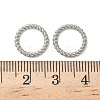 304 Stainless Steel Twisted Ring Linking Rings STAS-L300-005D-P-2