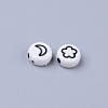Opaque White Acrylic Beads MACR-S273-45B-3