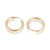 Ion Plating(IP) 304 Stainless Steel Huggie Hoop Earrings X-EJEW-F111A-17mm-G-2