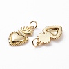 Brass Pendants X-KK-C100-10G-3