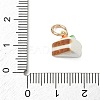 Spray Painted Brass Charms LS-KK-CBAEB58-02B-3