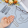 3Pcs 3 Colors Iron Eyeglass Chains AJEW-FH0007-49-3