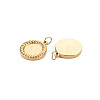 Ion Plating(IP) 304 Stainless Steel Pendant Enamel Settings X-STAS-N097-204A-02LG-2