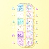 480Pcs 12 Colors 6/0 Glass Seed Beads SEED-FS0001-27-7