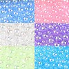 150Pcs 3 Styles Transparent Acrylic Beads MACR-YW0003-96A-2
