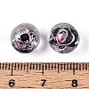 Handmade Foil Lampwork Beads LAMP-T021-33B-4