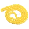 Baking Paint Imitation Jade Glass Round Bead Strands DGLA-Q021-6mm-24-2