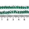 Electroplate Transparent Glass Beads Strands EGLA-A035-T4mm-A18-4