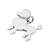 Non-Tarnish 304 Stainless Steel Pendants STAS-E205-13P-2