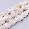 Electroplated Natural Quartz Crystal Beads Strands G-P150-13x18mm-01-1