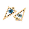 304 Stainless Steel Epoxy Resin Pendants STAS-T072-30-3