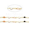 Natural Mixed Gemstone Heart Beaded Chains CHC-C025-08G-2