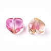 Electroplate Glass Beads EGLA-E059-F-4