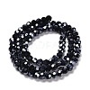 Electroplate Opaque Glass Beads Strands EGLA-A035-P4mm-A18-2