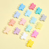 CHGCRAFT 16Pcs 16 Colors Food Grade Eco-Friendly Silicone Beads SIL-CA0002-17-3