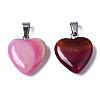 Natural Banded Agate/Striped Agate Pendants X-G-T122-24A-3
