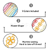 9 yards 9 colors Polyester Lace Trim CLOV-HY0001-01-4