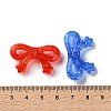 Transparent Crakle Acrylic Beads X-MACR-L010-03-3