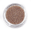 Plated Glass Seed Beads SEED-S017-01-2