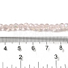 Electroplate Transparent Glass Beads Strands EGLA-A035-T4mm-L20-4
