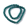 Handmade Gold Sand Lampwork Beads Strand LAMP-Z007-07C-3
