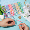 1890Pcs Two Tone ABS Plastic Imitation Pearl Beads Sets DIY-WH20010-19B-3