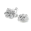 20Pcs 4 Styles Tibetan Style Zinc Alloy Connector Charms FIND-YW0003-08-2