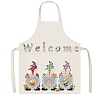 Easter Theme Polyester Sleeveless Apron PW-WG75993-02-1